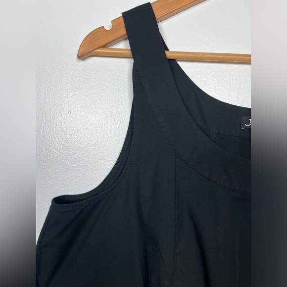 NWT J.CREW Size L Women’s Black Scoopneck shift dress in cotton poplin - - Picture 8 of 13